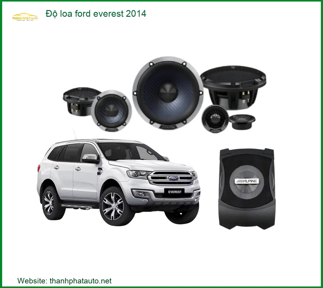 Nâng Cấp Âm Thanh Độ Loa Ford Everest 2014 - Trung Tâm Gắn Độ Loa Ô Tô Uy Tín TPHCM