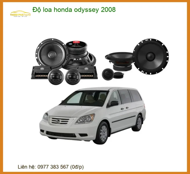 Độ Loa Honda Odyssey 2008 - Trung Tâm Độ Loa Ô Tô Giá Tốt TPHCM