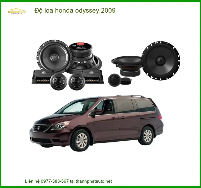 Độ loa honda odyssey 2009