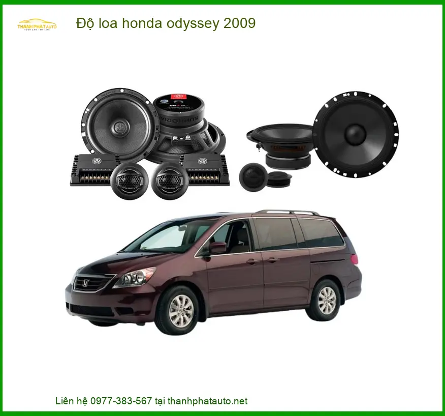 Độ loa honda odyssey 2009