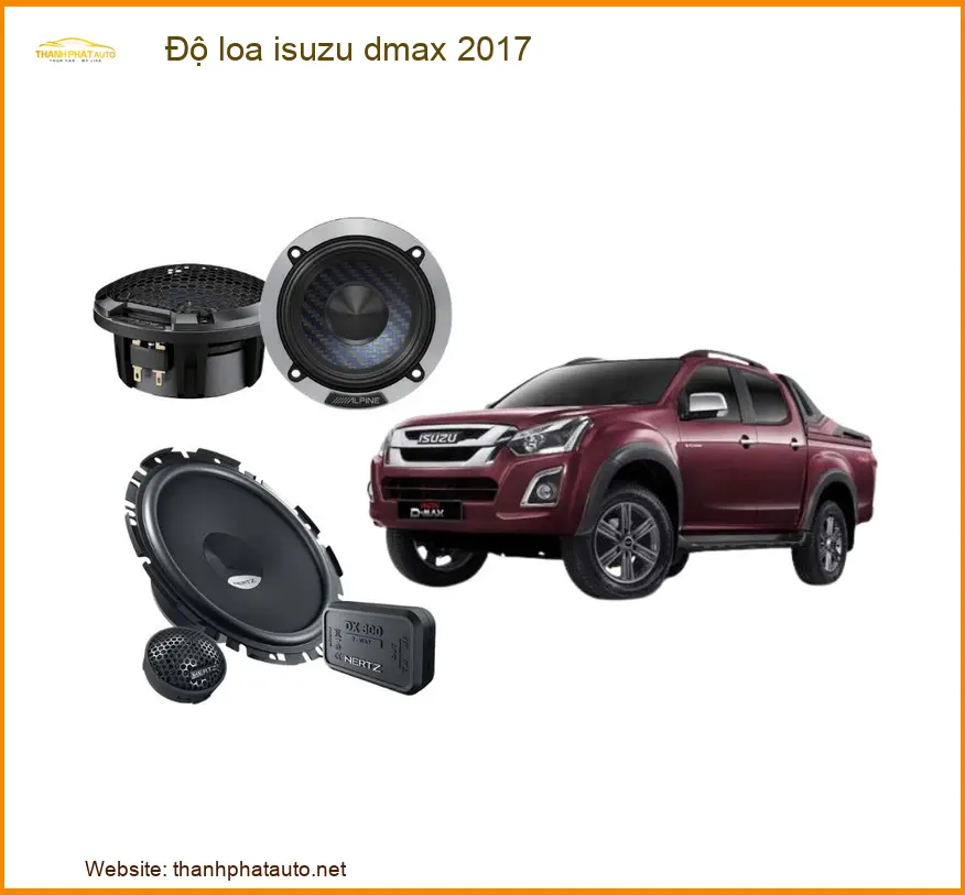 Độ Loa Xe Isuzu Dmax 2017 - Trung Tâm Nâng Cấp Âm Thanh Chính Hãng TPHCM