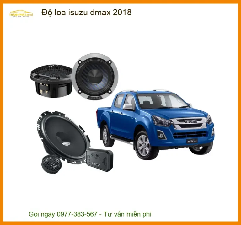 Dịch Vụ Độ Loa Âm Thanh Isuzu Dmax 2018 - Trung Tâm Nâng Cấp Chính Hãng TPHCM