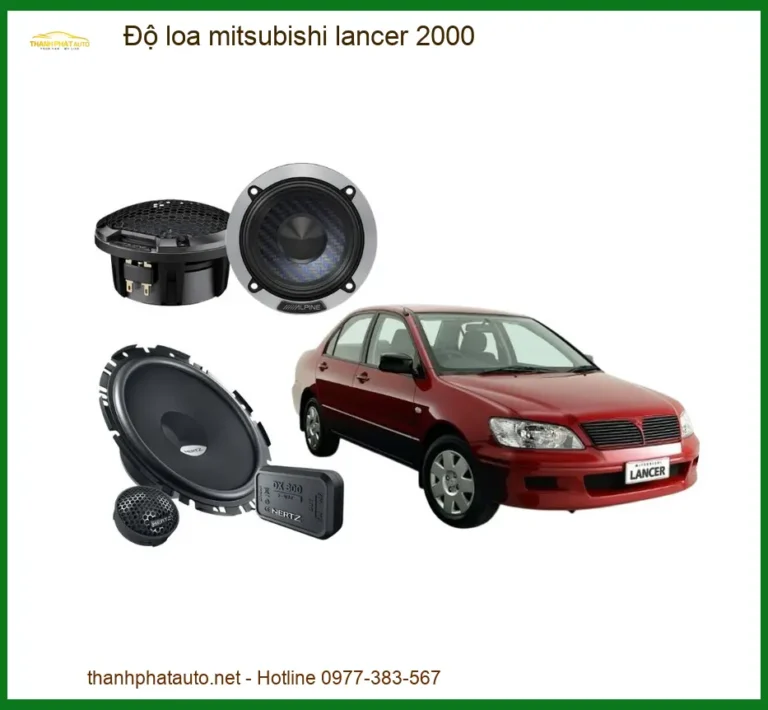 Độ Loa Mitsubishi Lancer 2000 - Địa Chỉ Nâng Cấp Âm Thanh Uy Tín TPHCM