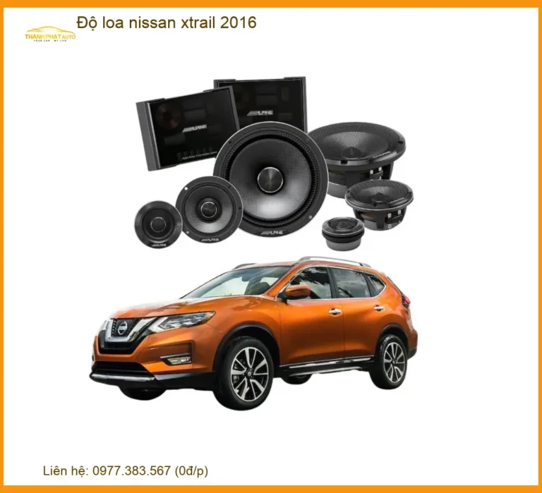 Độ loa nissan xtrail 2016