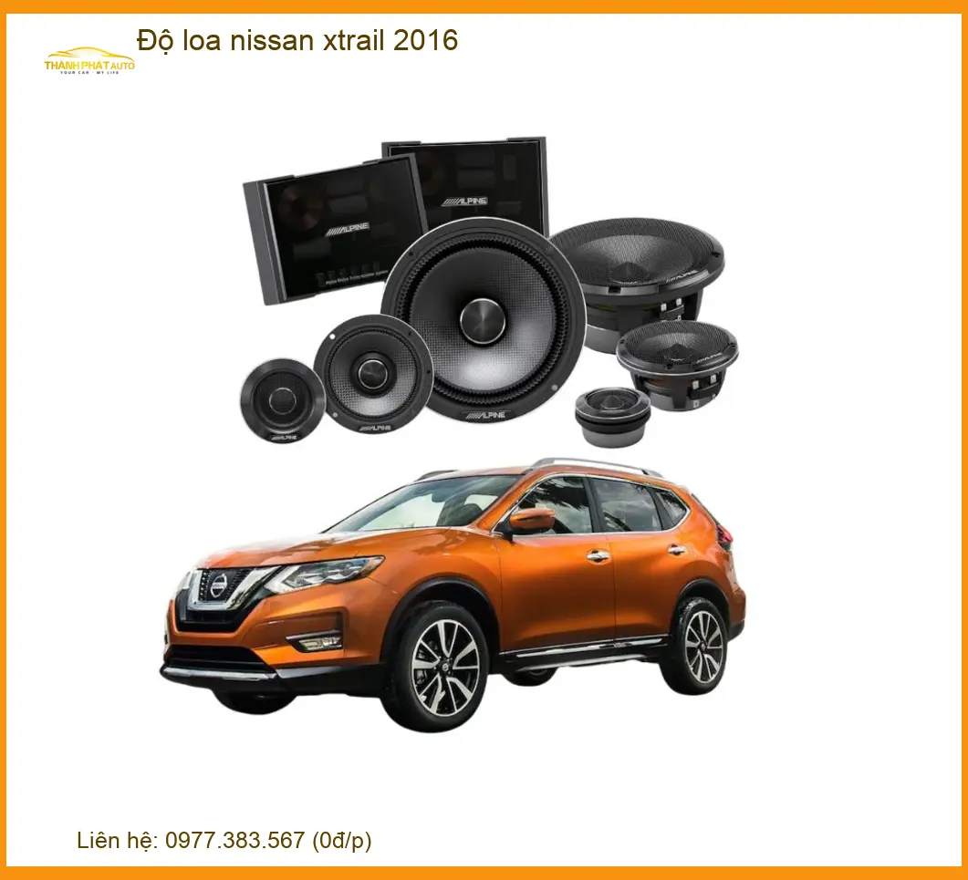 Độ loa nissan xtrail 2016