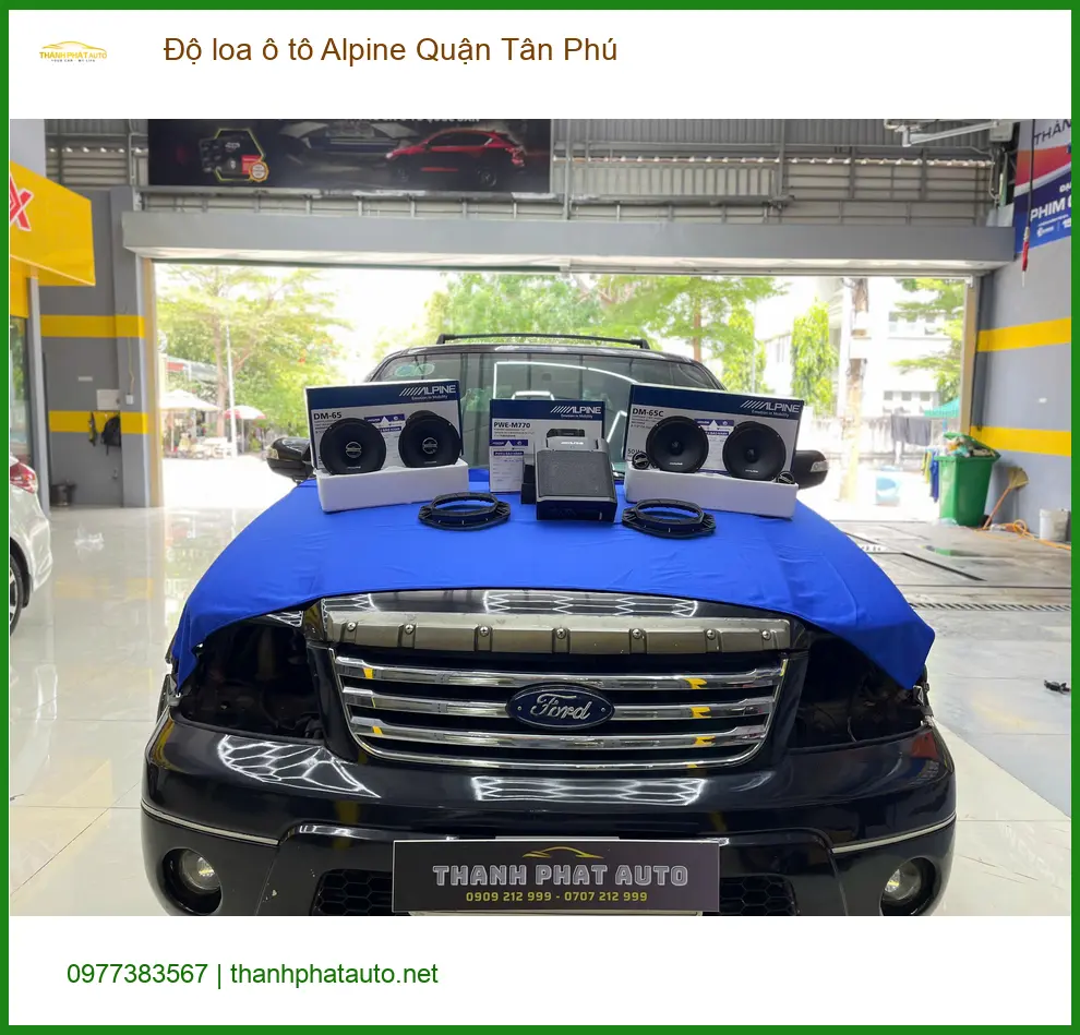 Trung Tâm Độ Loa Ô Tô loa ô tô Alpine Quận Tân Phú - Nâng Cấp Chính Hãng ảnh thực tế 2