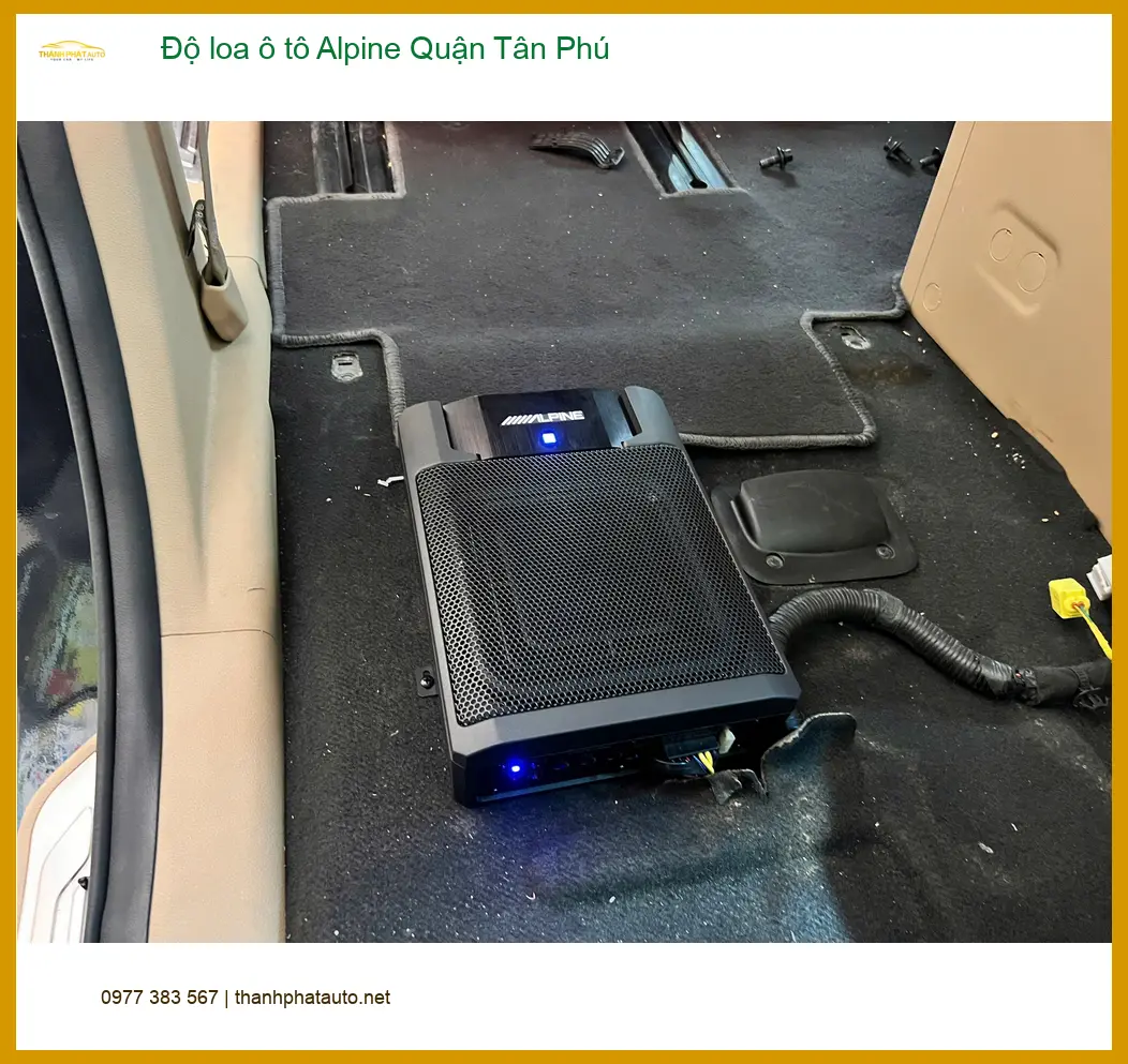 Trung Tâm Độ Loa Ô Tô loa ô tô Alpine Quận Tân Phú - Nâng Cấp Chính Hãng ảnh thực tế 3
