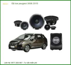 Độ Loa Ô Tô Peugeot 3008 2015 Chuyên Nghiệp - Trung Tâm Độ Loa Chính Hãng TPHCM