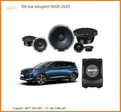 Gói Độ Loa Cao Cấp Peugeot 5008 2025 - Địa Chỉ Nâng Cấp Uy Tín TPHCM