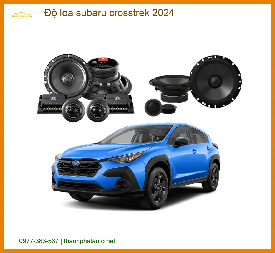 Độ Loa Sub Điện Subaru Crosstrek 2024 - Địa Chỉ Nâng Cấp Âm Thanh Uy Tín TPHCM