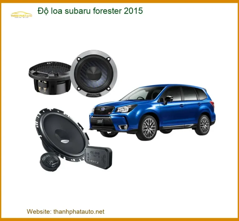 Nâng Cấp Loa Sub Subaru Forester 2015 - Địa Chỉ Lắp Đặt Chính Hãng TPHCM