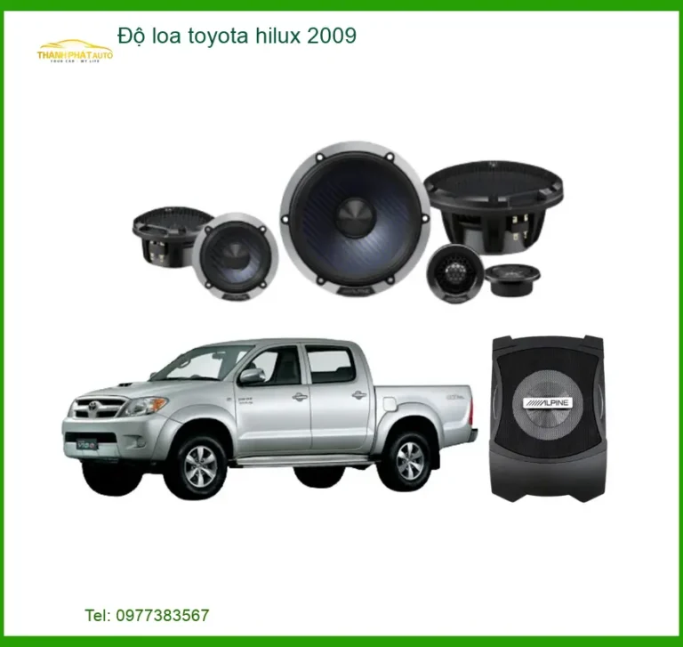 Độ loa Toyota Hilux 2009 - Trung Tâm Nâng Cấp Loa Chính Hãng, Uy Tín TPHCM