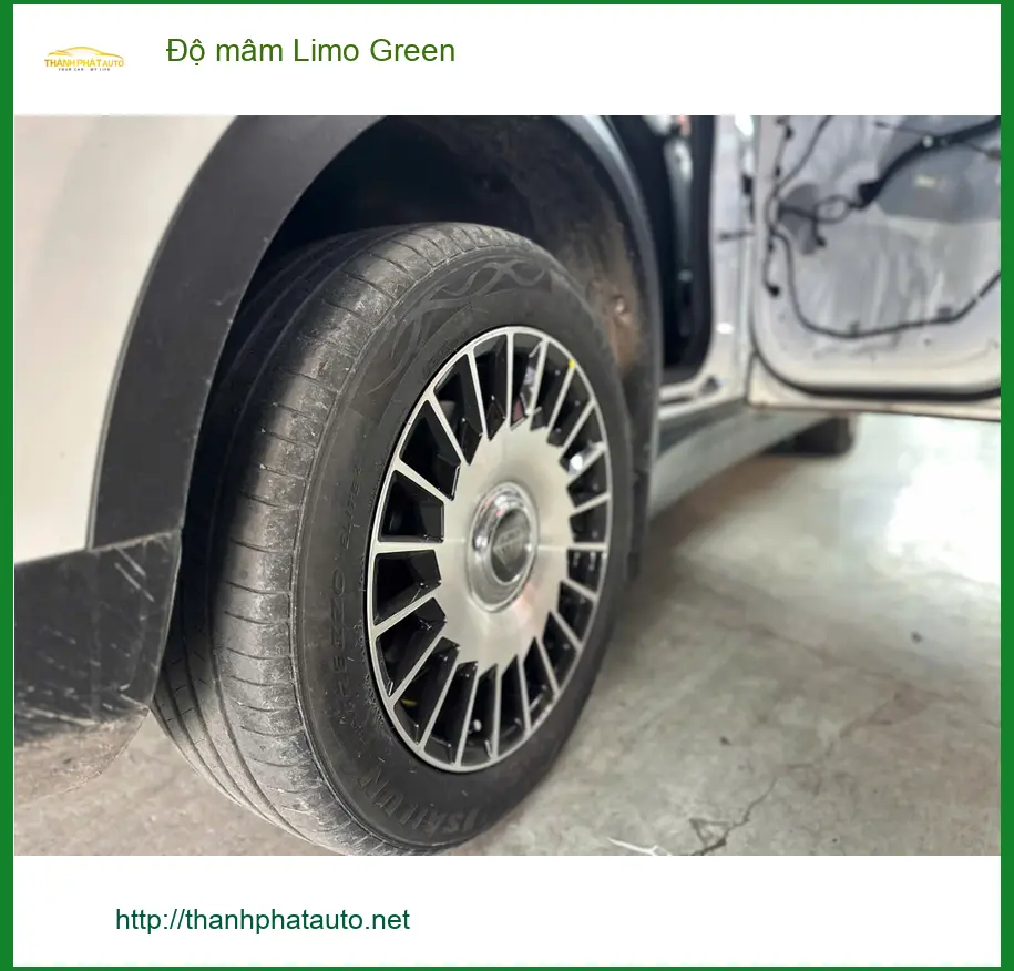 Anh Long độ mâm Limo Green cho Hyundai SantaFe tại Thủ Đức