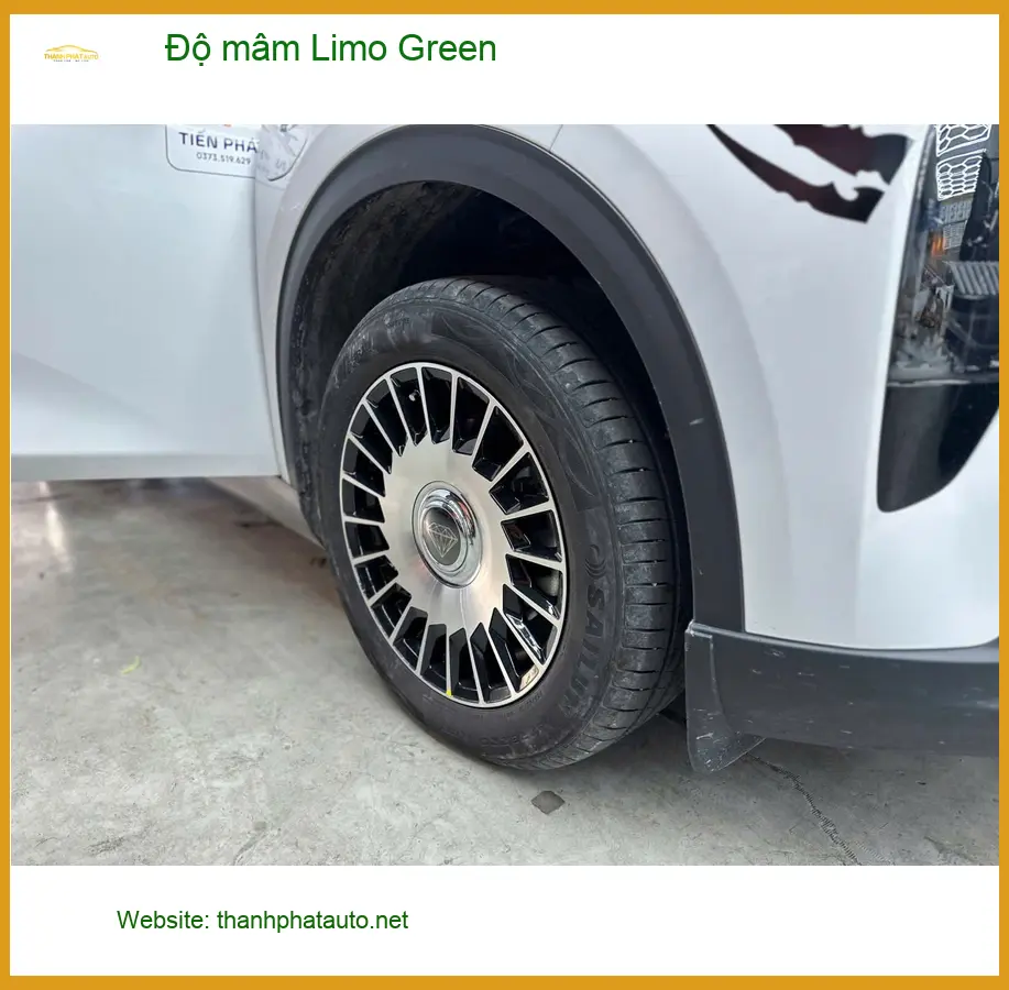 Anh Khải độ mâm Limo Green cho Hyundai Accent tại Quận 4 để tăng vẻ sang trọng ảnh thực tế 3