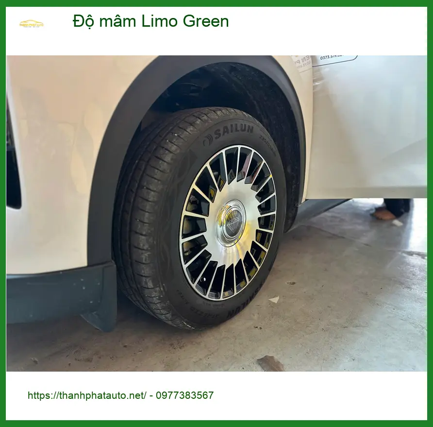 Anh Khải độ mâm Limo Green cho Hyundai Accent tại Quận 4 để tăng vẻ sang trọng ảnh thực tế 4