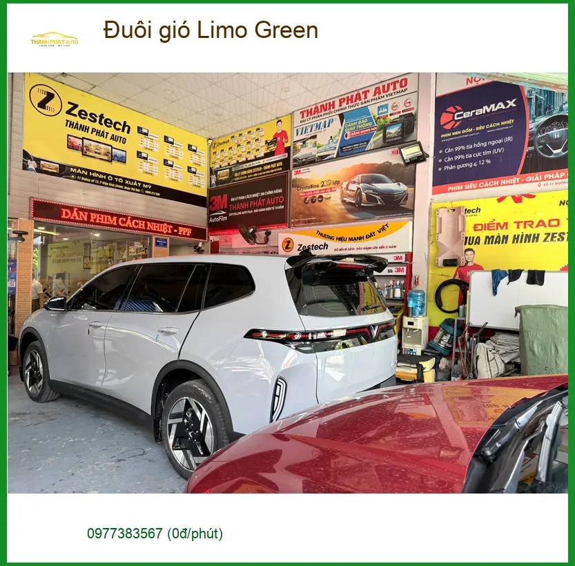 Anh Minh lắp Đuôi gió Limo Green cho Hyundai Accent tại Quận 2 cho xe thêm phần cá tính ảnh thực tế 2