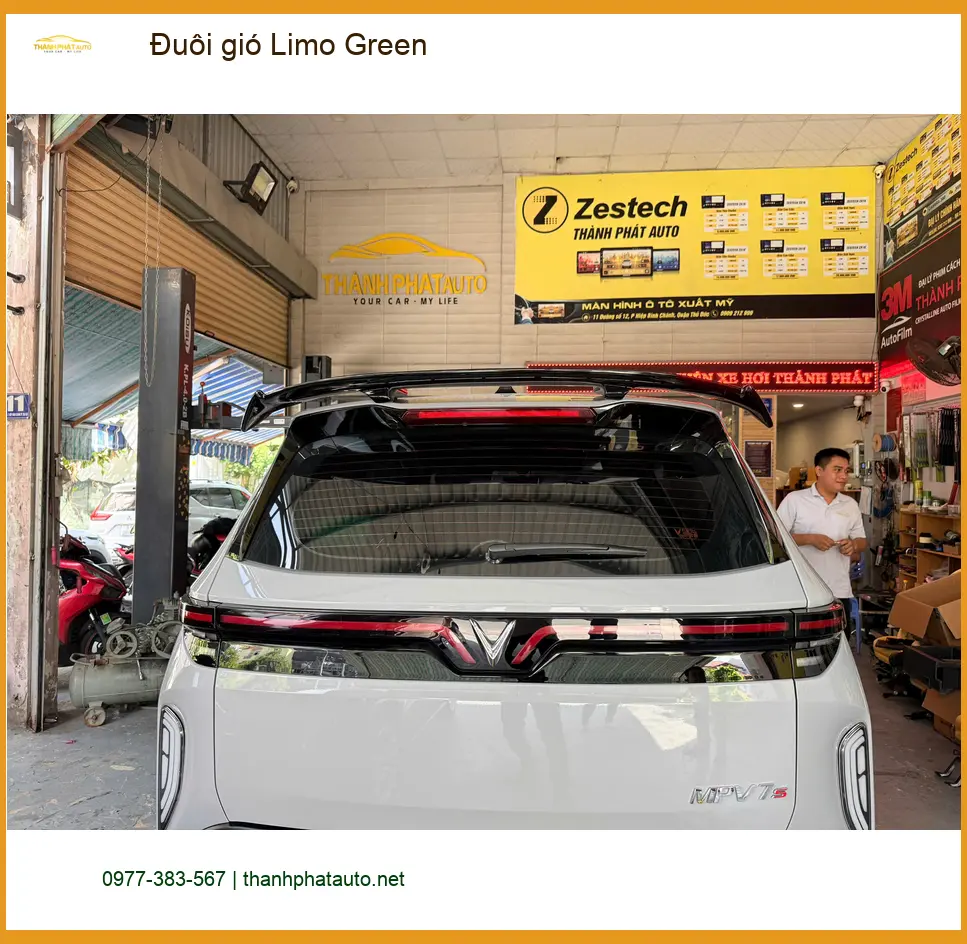 Bác Cường lắp đuôi gió Limo cho Suzuki Swift tại Huyện Hóc Môn để xe trông thể thao hơn ảnh thực tế 2