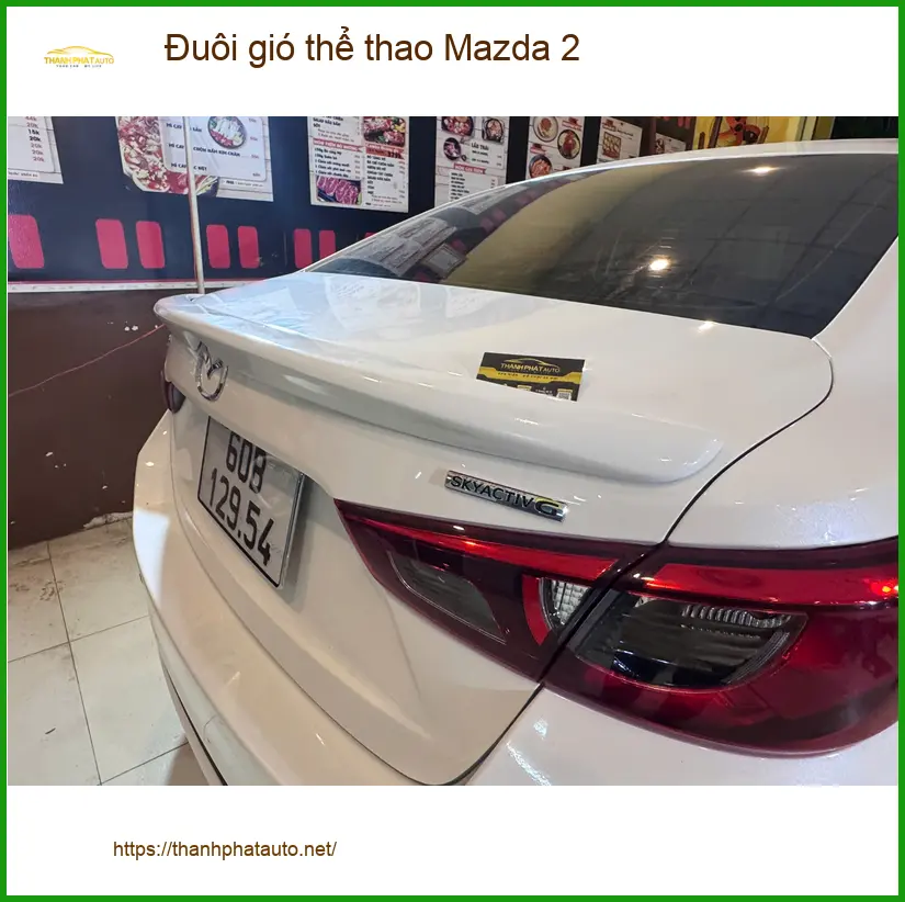 Anh Quang lắp đuôi gió thể thao Mazda 2 tại Quận Huyện Hóc Môn muốn nâng tầm phong cách xe ảnh thực tế 2