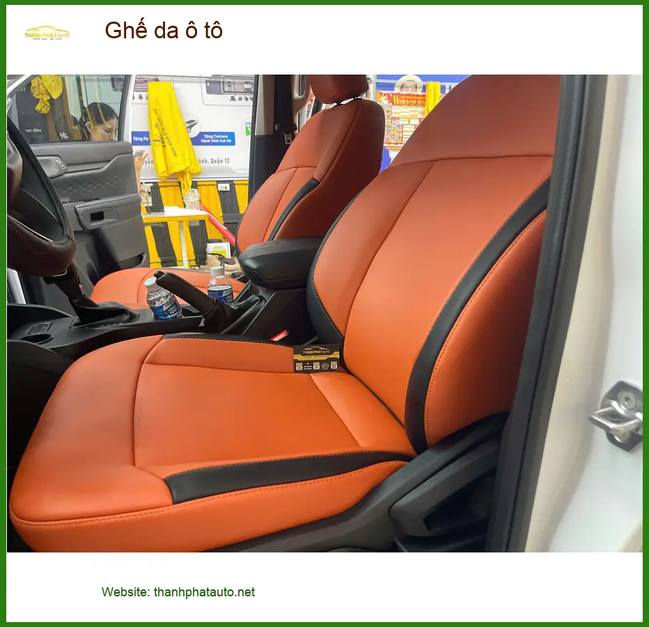 Chị Thảo bọc ghế da ô tô Hyundai Accent tại Quận 3 để nội thất sang trọng hơn ảnh thực tế 5