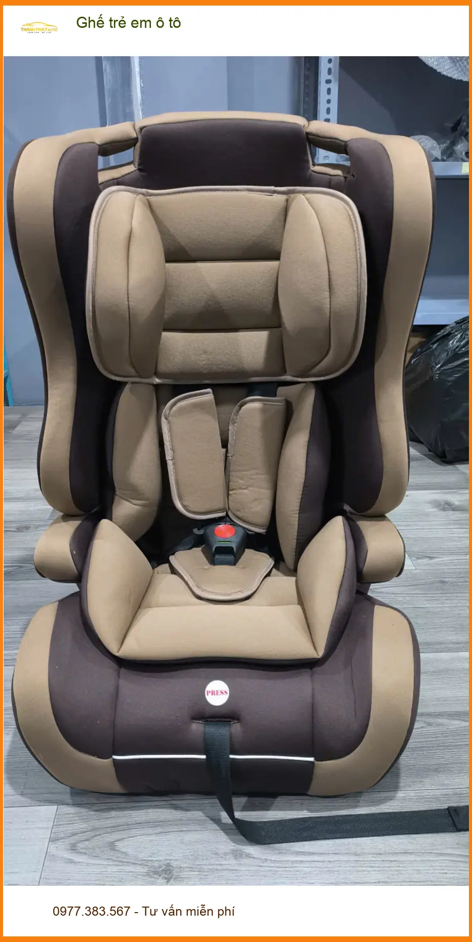 Chị Thảo Chi lắp Ghế trẻ em ô tô Suzuki XL7 tại Thủ Đức vì muốn bé an toàn