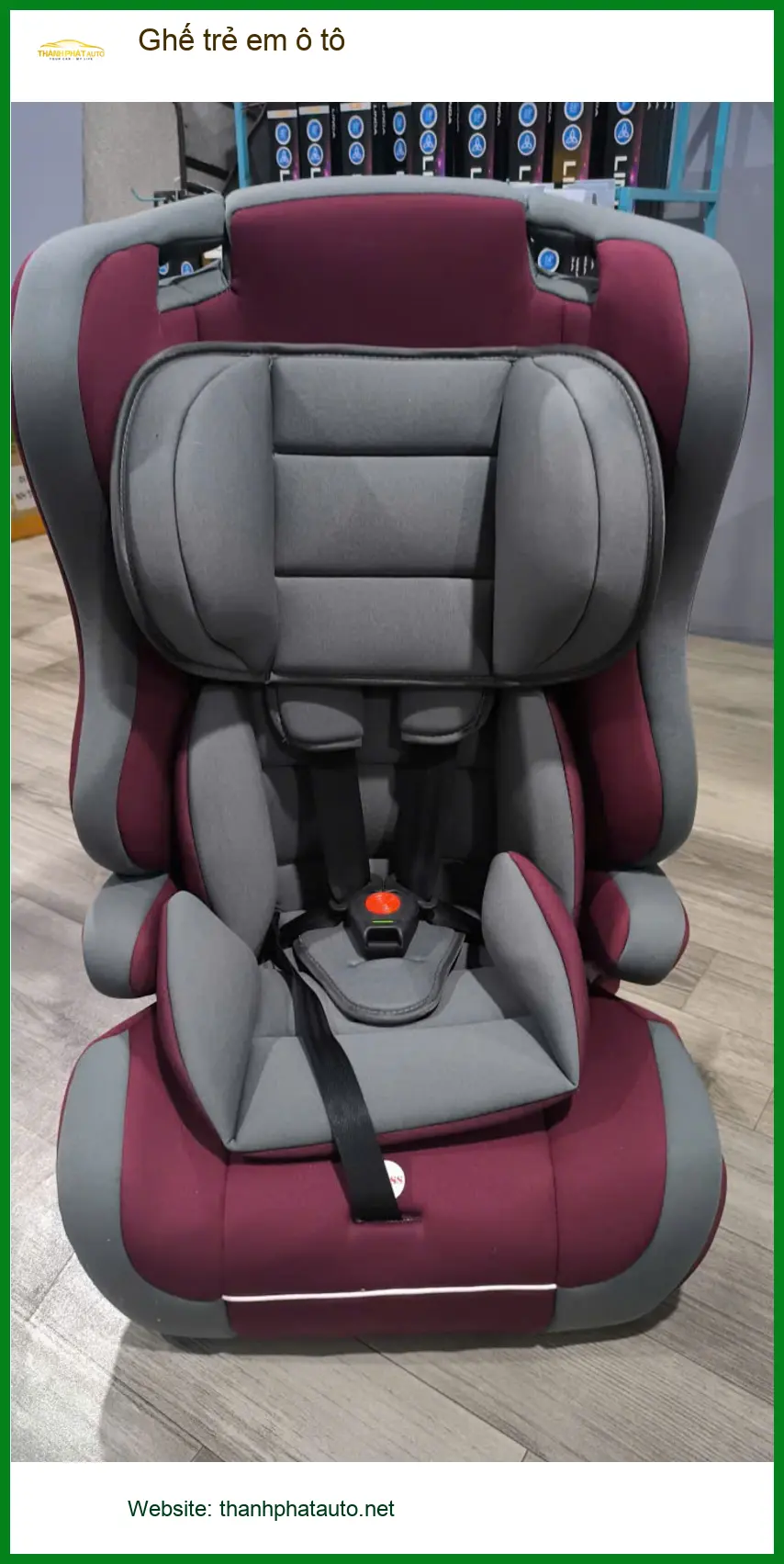 Chị Thảo Chi lắp Ghế trẻ em ô tô Suzuki XL7 tại Thủ Đức vì muốn bé an toàn ảnh thực tế 2