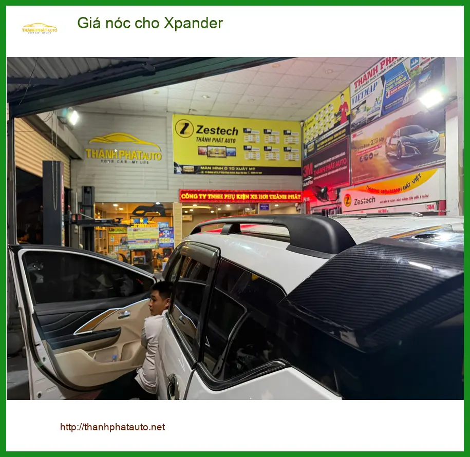 Chú Nam gắn giá nóc cho Xpander tại Quận Gò Vấp để chở đồ đi chơi xa ảnh thực tế 4