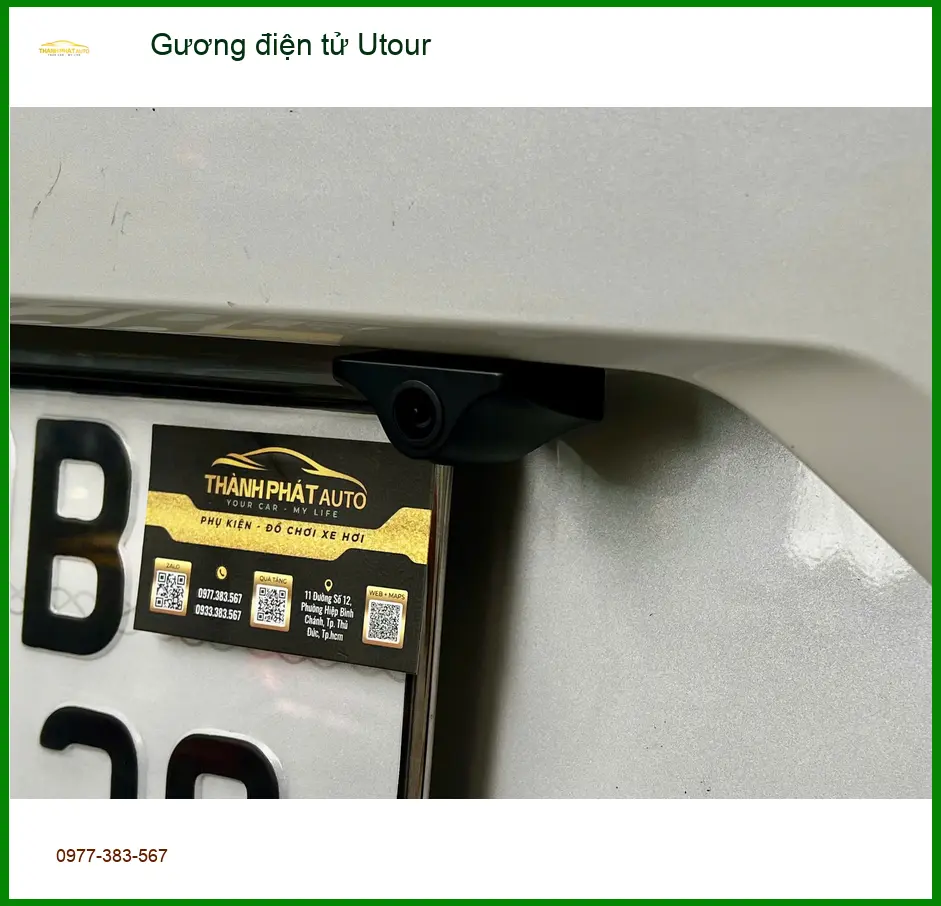Anh Duy Khánh lắp gương điện tử Utour cho Hyundai Creta tại Quận 2 ảnh thực tế 2