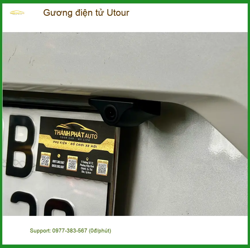 Chú Thiện lắp Gương điện tử Utour Kia Sorento Quận Bình Thạnh quan sát rõ ảnh thực tế 4