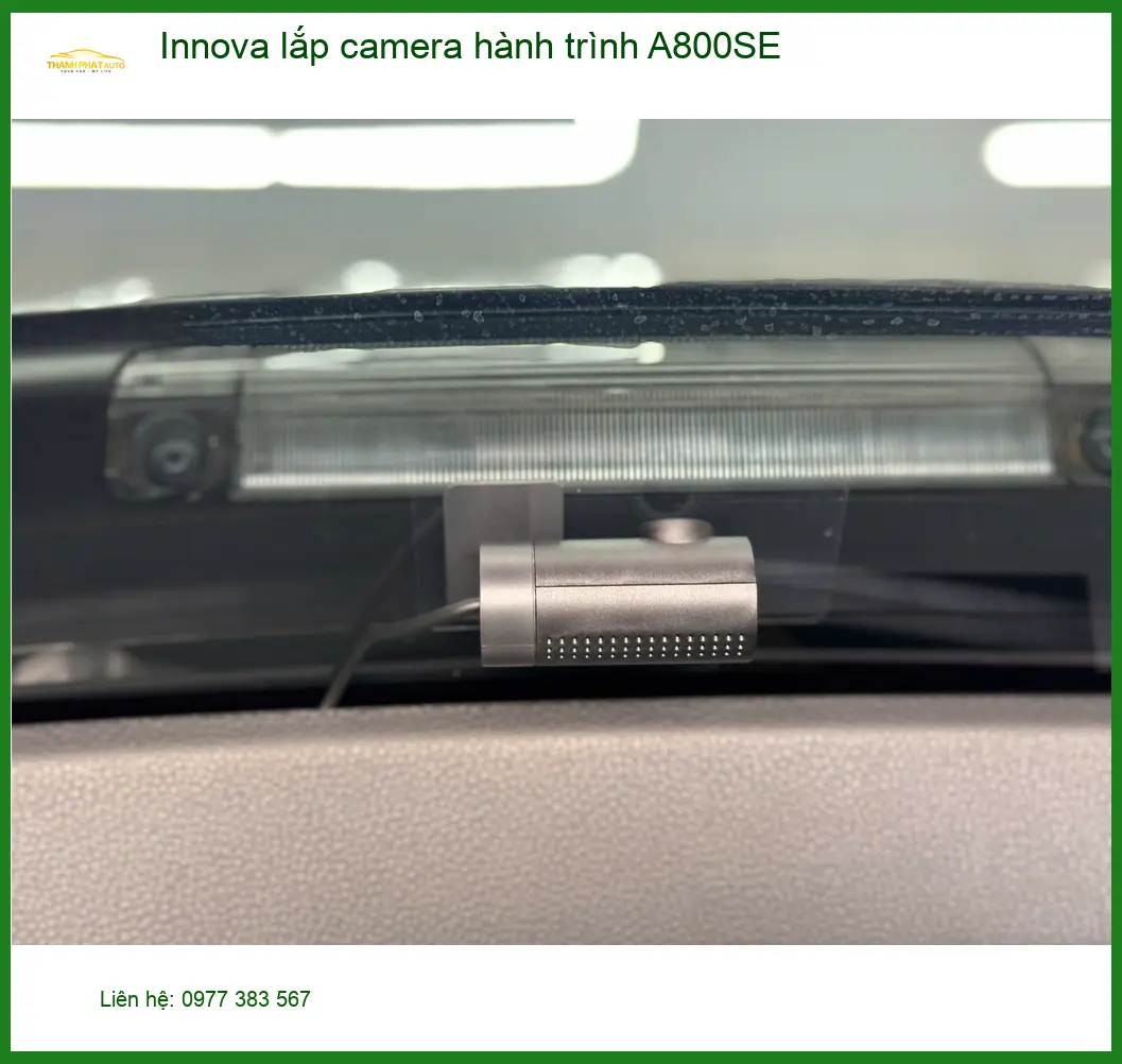 Anh Tú lắp camera hành trình A800SE cho Toyota Innova tại Nhà Bè để ghi lại mọi diễn biến ảnh thực tế 3