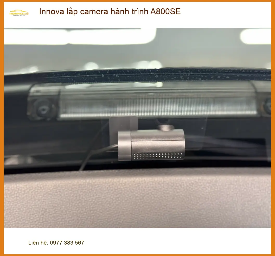 Anh Nam lắp camera hành trình A800SE cho Innova tại Quận Bình Tân cần gấp ảnh thực tế 4