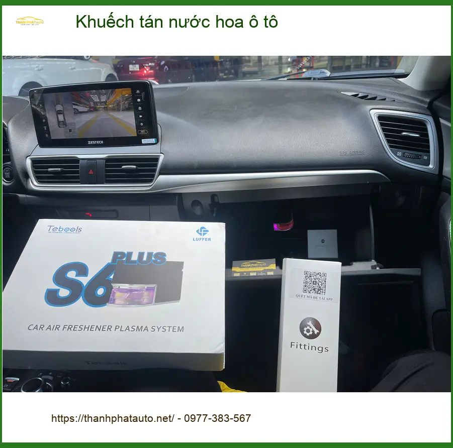 Anh Kiên lắp Khuếch tán nước hoa ô tô cho Hyundai Elantra tại Quận 1 khử mùi hiệu quả ảnh thực tế 4