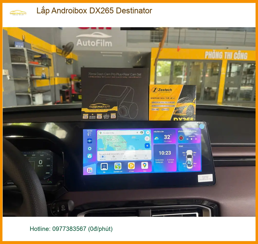 Anh Vĩnh lắp Androibox DX265 Destinator cho Mazda CX-5 ở Quận 6