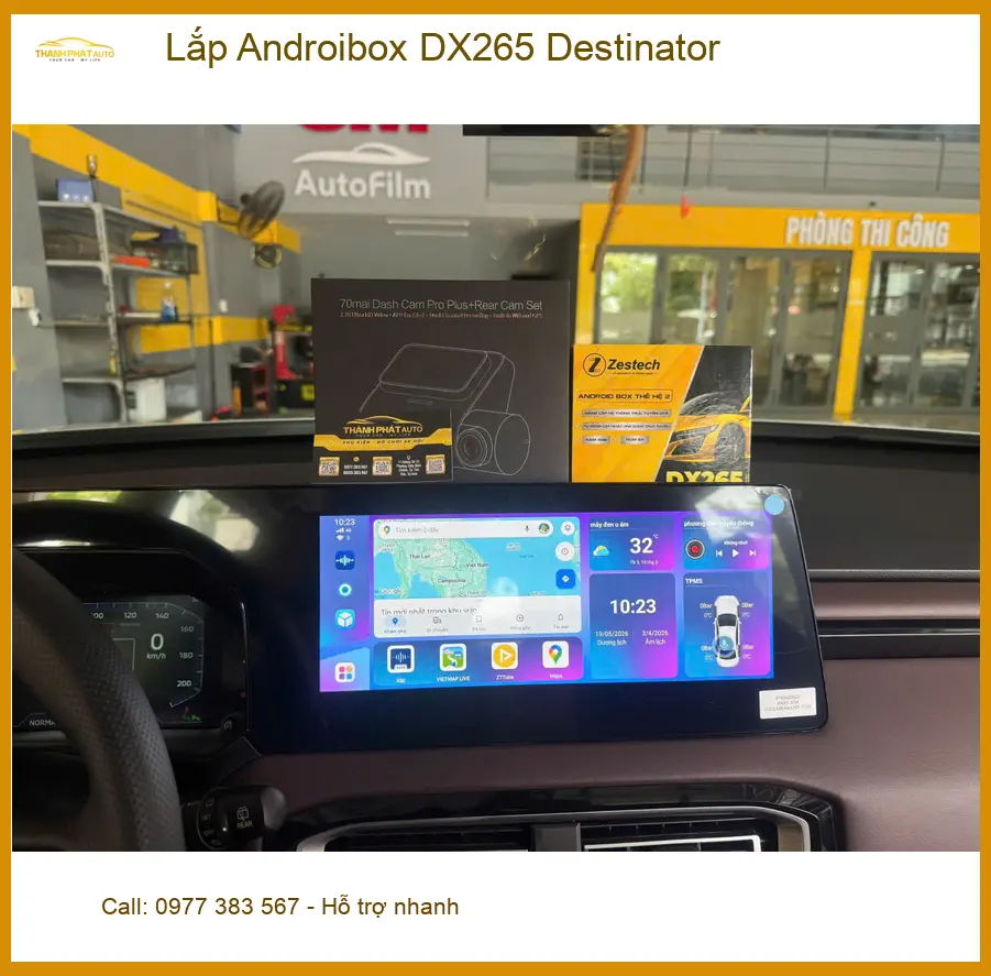 Chú Thành lắp Androibox DX265 Destinator cho xe Accent ở Hóc Môn ảnh thực tế 2