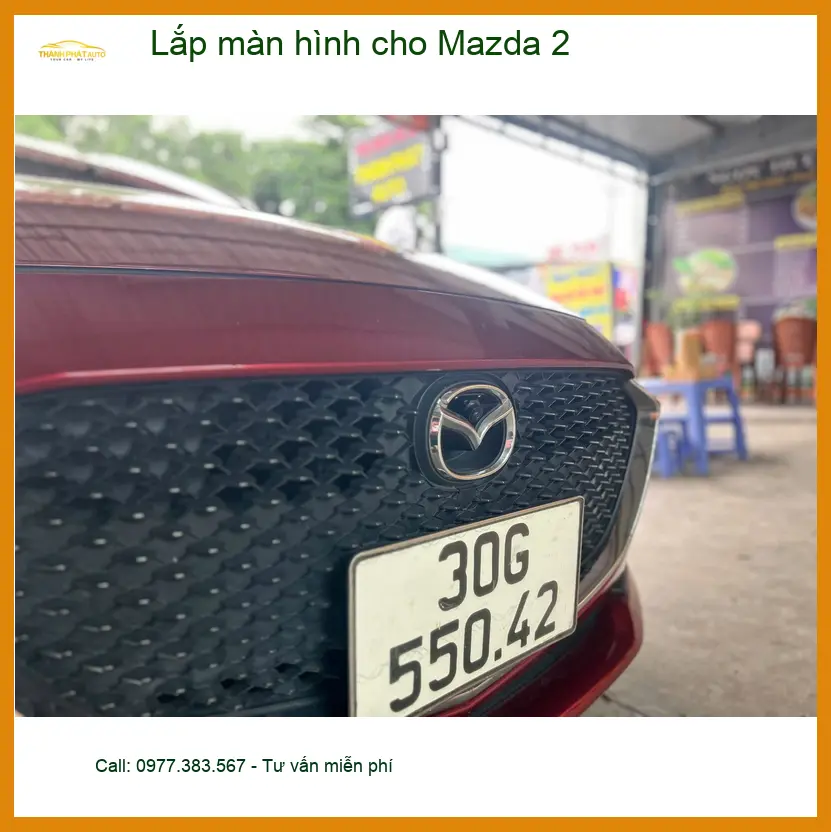 Anh Tấn lắp màn hình Android Zestech cho Mazda 2 tại Quận 12 để nâng tầm trải nghiệm lái. ảnh thực tế 3