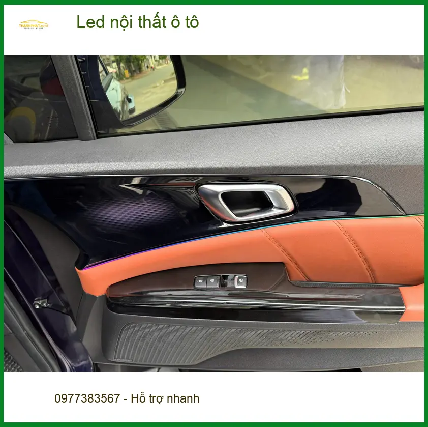 Anh Bảo lắp Led nội thất ô tô cho Honda Civic tại Quận 10 để khoang xe thêm sang trọng ảnh thực tế 3