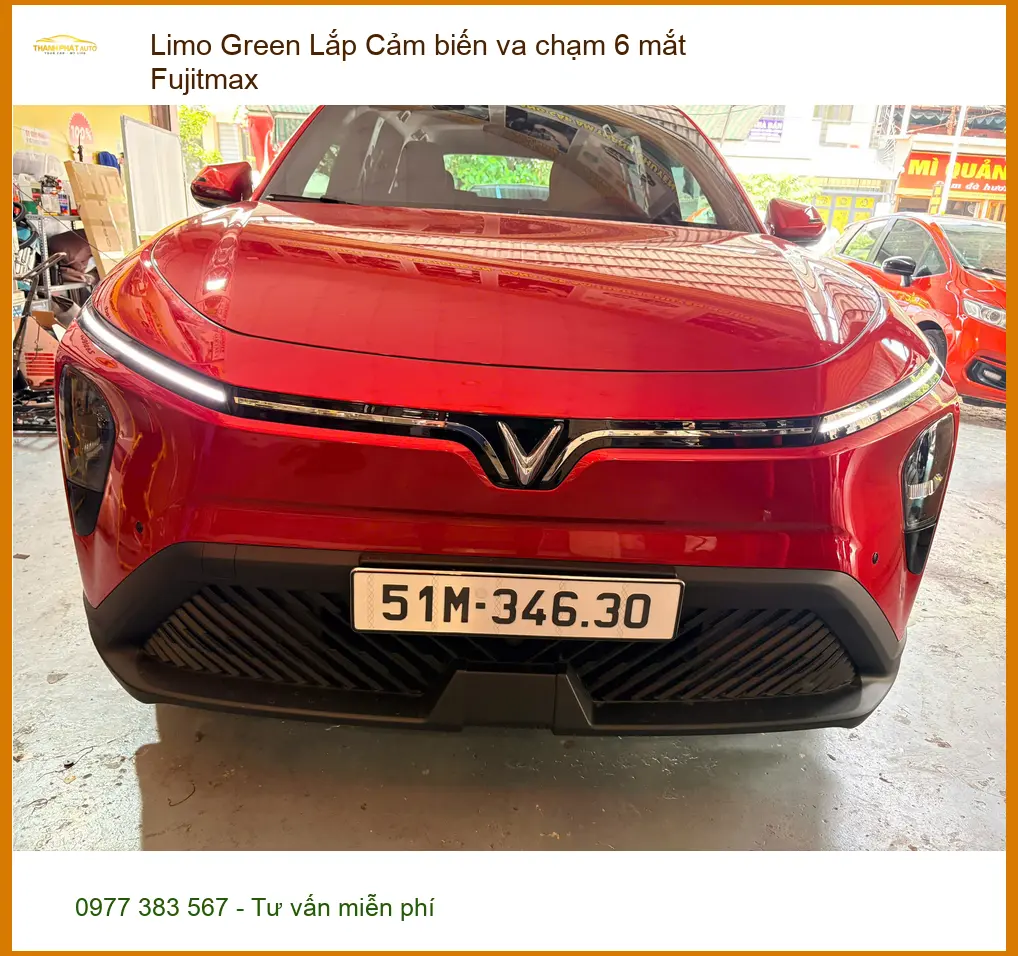 Chị Thư lắp cảm biến va chạm 6 mắt Fujitmax Hyundai Accent tại Tân Bình ảnh thực tế 2