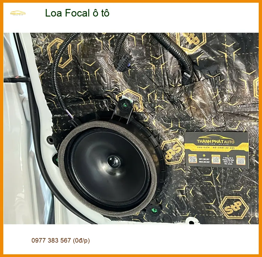 Chú Lực độ Loa Focal ô tô cho Toyota Vios tại Cần Giờ âm thanh cực đỉnh