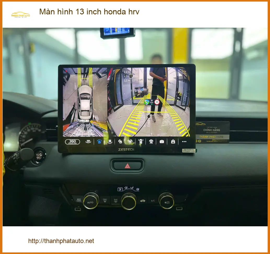 Chị Mai Anh lắp màn hình 13 inch Honda HR-V tại Hóc Môn để nâng tầm trải nghiệm lái xe ảnh thực tế 3