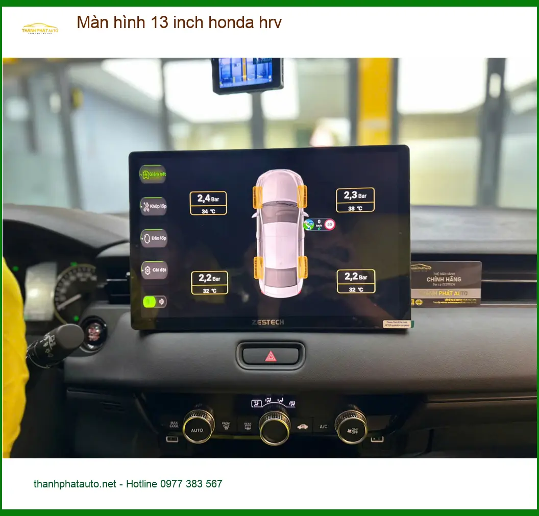 Chị Mai Anh lắp màn hình 13 inch Honda HR-V tại Hóc Môn để nâng tầm trải nghiệm lái xe ảnh thực tế 4