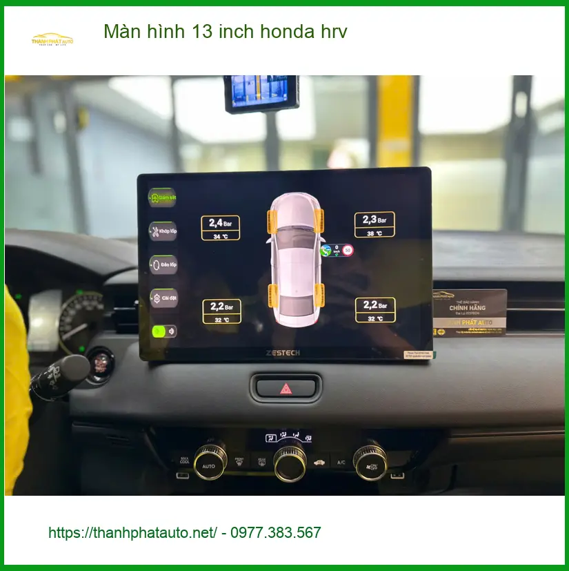 Anh Nhật lắp màn hình 13 inch Honda HR-V tại Quận Gò Vấp để nâng cao trải nghiệm giải trí ảnh thực tế 3