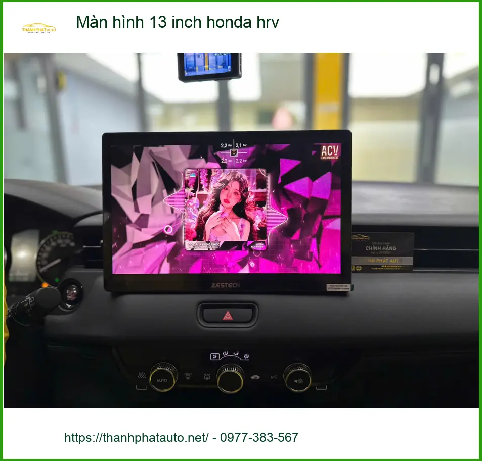 Chú Đạt lắp màn hình 13 inch Honda HR-V tại Quận 6 muốn nâng tầm tiện nghi ảnh thực tế 3