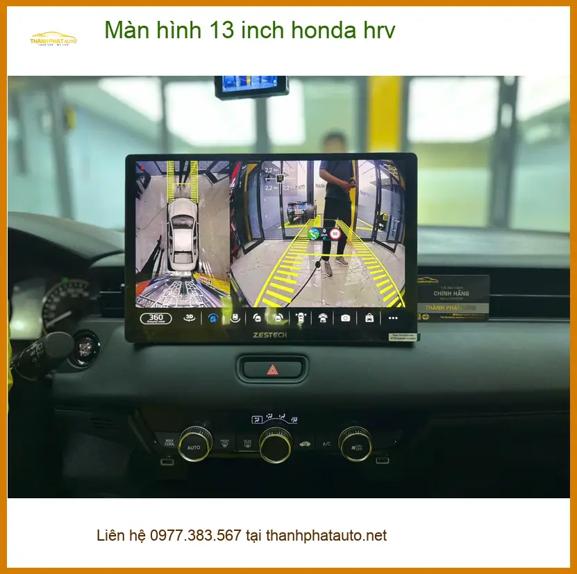 Chú Đạt lắp màn hình 13 inch Honda HR-V tại Quận 6 muốn nâng tầm tiện nghi ảnh thực tế 5