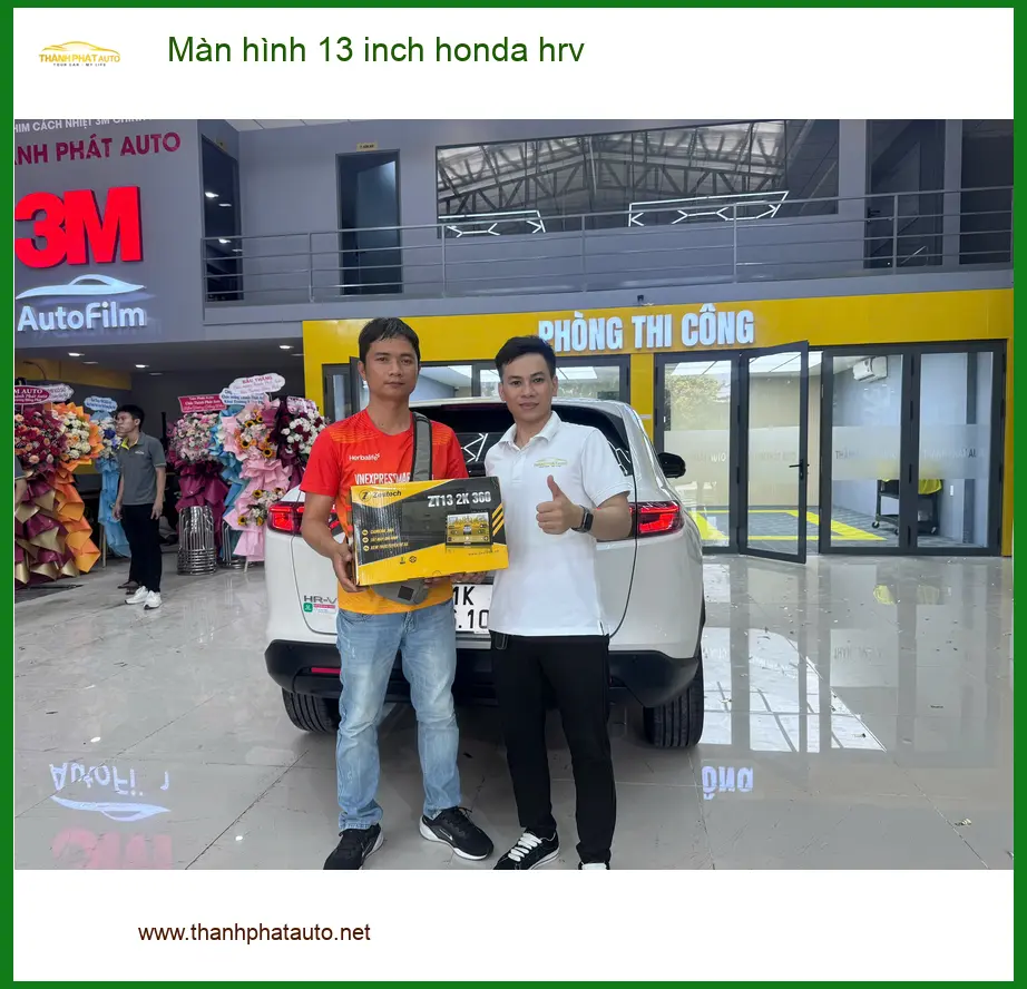 Chị Hồng lắp màn hình 13 inch Honda HR-V tại Quận 11 để nâng tầm trải nghiệm lái ảnh thực tế 4