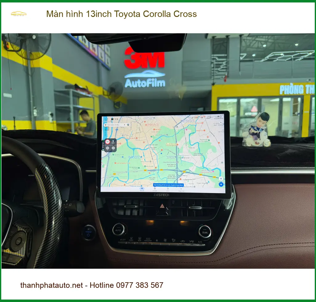 Anh Trường nâng cấp Màn hình 13inch Toyota Corolla Cross tại Quận Bình Thạnh ảnh thực tế 3