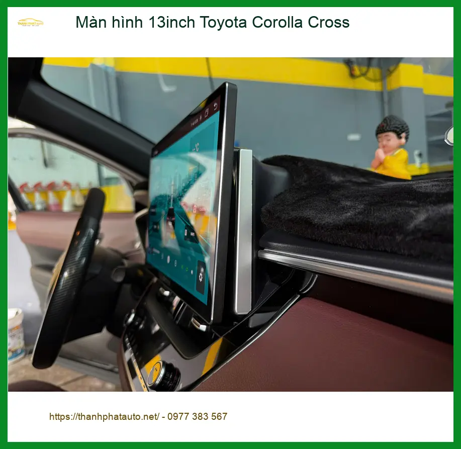 Anh Trường nâng cấp Màn hình 13inch Toyota Corolla Cross tại Quận Bình Thạnh ảnh thực tế 4