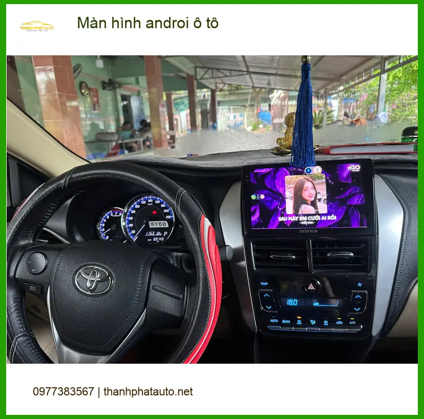 Anh Dũng lắp màn hình Android ô tô cho Honda City tại Quận Bình Tân