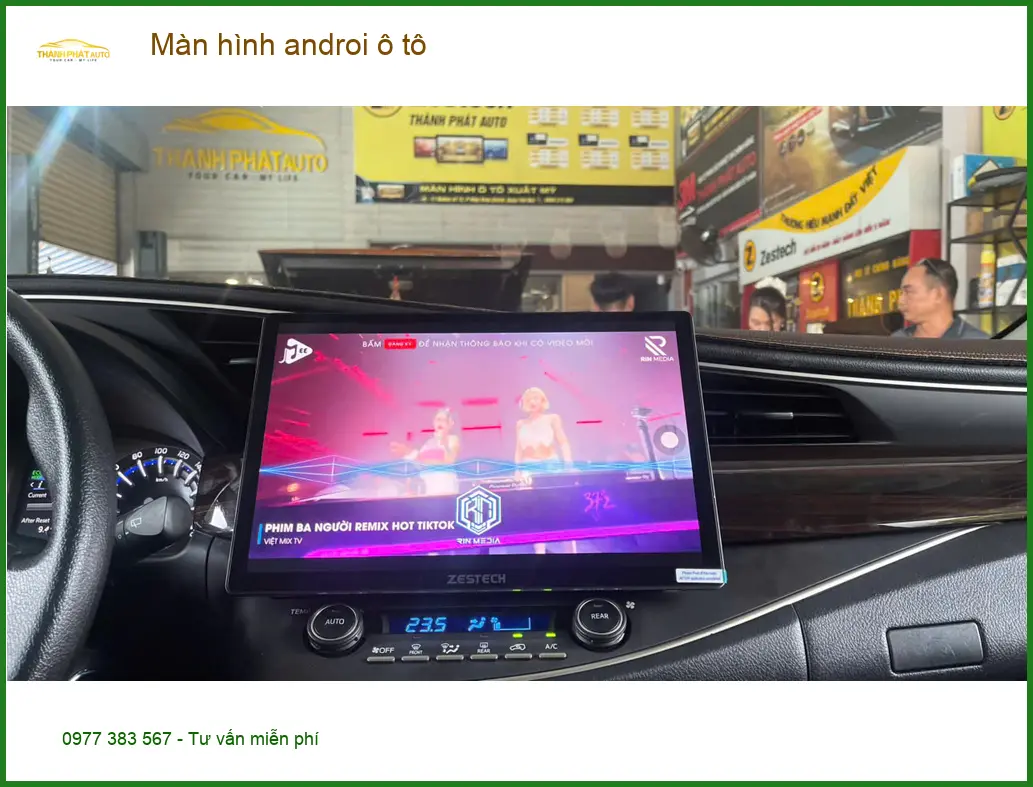 Chị Hương Giang lắp Màn hình android ô tô Hyundai Accent ở Phú Nhuận