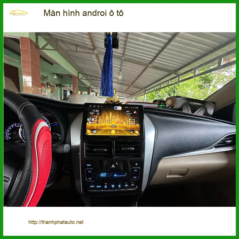 Chị Thảo nâng cấp màn hình Android ô tô Ford Everest tại Gò Vấp ảnh thực tế 3