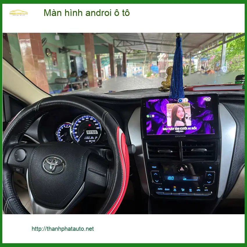 Chị Thảo nâng cấp màn hình Android ô tô Ford Everest tại Gò Vấp ảnh thực tế 4