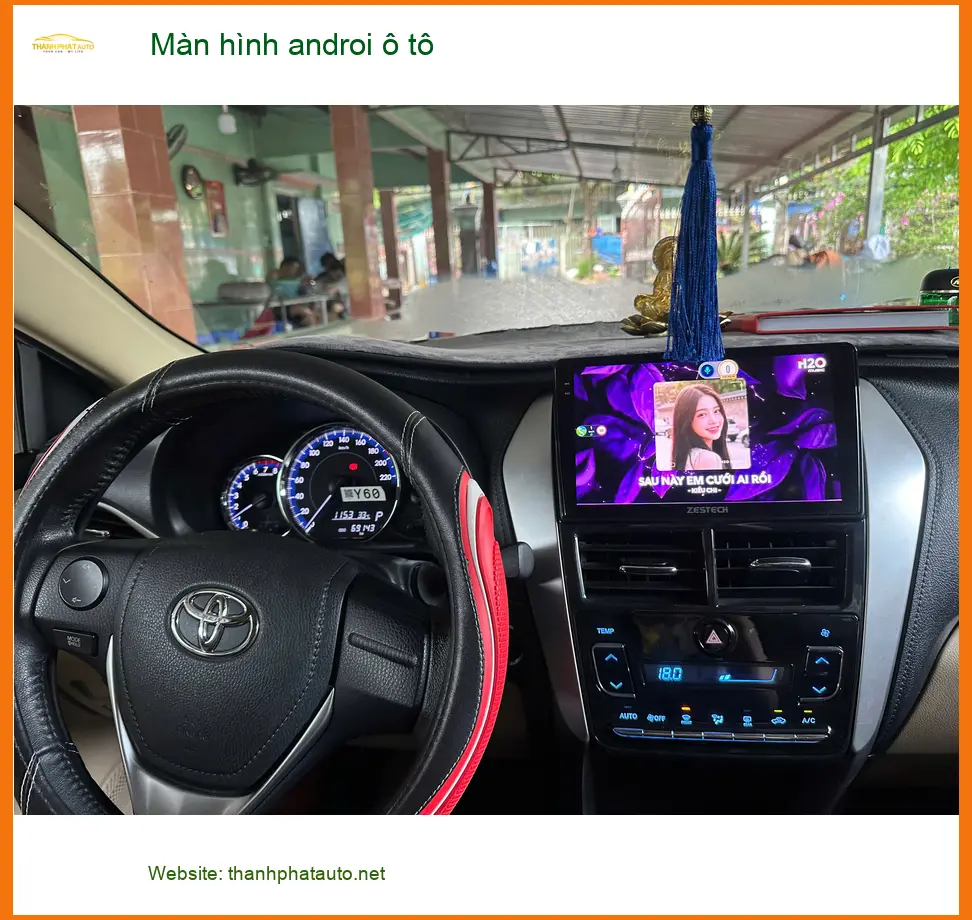Chị Mai Phương Hyundai Accent lắp màn hình Android ô tô tại Thủ Đức uy tín ảnh thực tế 3